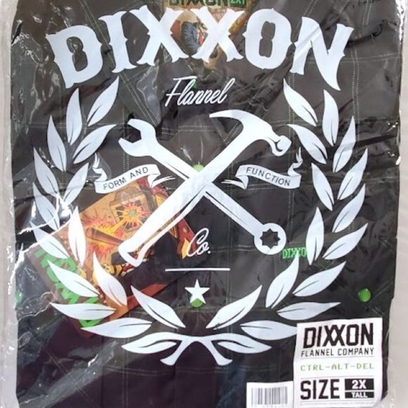 DIXXON Flannel CTRL-ALT-DEL Flannel Shirt - Men's 2XL Tall - Picture 10 of 12
